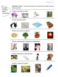 negation negative activities and worksheets free language stuff
