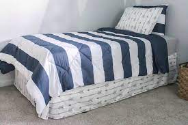 I can't _ to buy a flat of my own. How To Make A Bed Skirt From A Flat Sheet Lovely Etc
