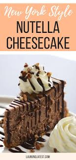 Chocolate Cheesecake Recipe Nutella Cheesecake Recipes Valentines Recipes Desserts Nutella Recipes