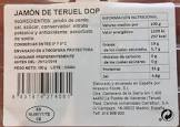 Jamón De Teruel D.o.p