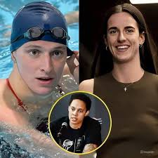 BREAKING: Caitlin Clark is being compared to Lia Thomas in basketball.  Brittney Griner commented “she looks like a man” causing fans to argue  fiercely