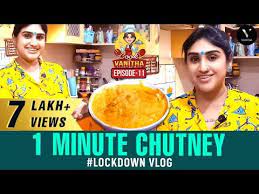 1 Minute Instant Magic Chutney Cook With Vv Episode 11 Vanitha Vijaykumar Youtube Chutney Instant Recipes Cooking