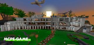 User rating for modern mansion mods for minecraft: Minecraft Millionaire S Mansion Island Map Download Review Mcpe Game