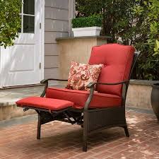 Better Homes Gardens Providence Outdoor Recliner Red Walmart Com Outdoor Recliner Outdoor Chairs Outdoor Furniture