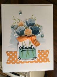 Mftcc68 Cts219 Jar By Mfb Cards And Paper Crafts At Splitcoaststampers Cards Handmade Thanks Card Homemade Cards