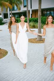 The Bride Wore Custom Calvin Klein And The Groom Wore A Bucket Hat At This Miami Museum Wedding Bride Wedding Dresses Bride Wear