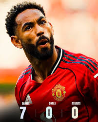 After seven games, Matheus Cunha has yet to register a goal contribution  since his £62.5m move to Manchester United. We're in October.  🏟7⚽️0🫱🏽‍🫲🏼0