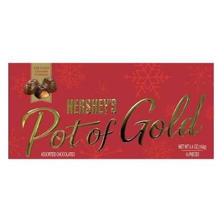 Hershey's Pot of Gold Milk and Dark Chocolate Collection 5.4oz 15 Pieces, Size: 5.4 oz