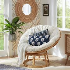 There's no need to buy a new one! Papasan Natural Chair Frame Pier 1 Papasan Chair Living Room Papasan Chair Bedroom Boho Chair