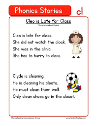 This Reading Comprehension Worksheet Cleo Is Late For Class Is For Teaching Reading Comprehen First Grade Reading Comprehension Reading Comprehension Phonics