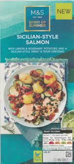 Place in the oven for 30 minutes. Sicilian Style Salmon M S 380 G