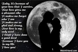 You cannot answer the question: It S Only Because Of You True Love Poem
