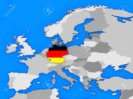 Político (con nombres de regiones y ciudades); Bandera De Alemania En La Forma Del Pais Que Proviene Del Mapa De Europa Fotos Retratos Imagenes Y Fotografia De Archivo Libres De Derecho Image 30095607