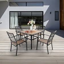 We did not find results for: Mf Studio 5pcs Outdoor Dining Sets Metal Patio Furniture 4pcs Patio Dining Chairs And 1pc Square Metal Dining Table With Wooden Like Table Top Suitable For Backyard Patio Garden And Dining Room