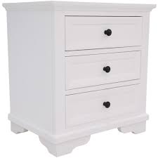 Whether you are after rectangular, round or oval tables or glass concrete, stone or timber. Dodicci White Vienna Wooden Bedside Table Temple Webster