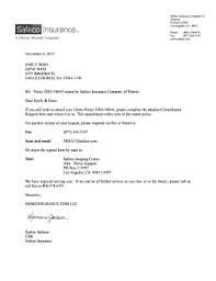 Maybe you would like to learn more about one of these? Fillable Online Safeco Insurance Company Of Fax Email Print Pdffiller