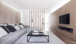 Belgian interior architect arjaan de feyter wisely works with an open plan layout to bring communal living to a petite modern apartment. Modern White And Wood Spanish Apartment Design Milk