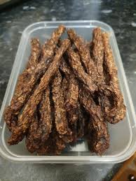 Remove jerky from oven and cut into strips while warm. Ground Beef Jerky Sticks Jerky
