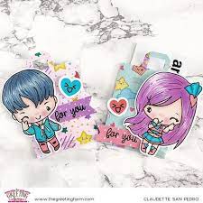 Stamp Feature Kpop Idols The Greeting Farm In 2020 Greetings Card Supplies Stamp