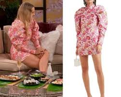 Celebs Go Dating Season 9 Sophie Hermann S Pink Floral Dress Shop Your Tv