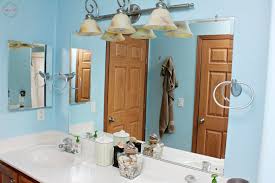 Diy bathroom mirror frame ideas sale Farmhouse Style Diy Vanity Mirrors Tutorial Must Have Mom