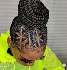 Ponytail hairstyles packing gel styles for round face / curly weave hairstyles 20 looks for 2021 all things hair us : Latest Shuku Ghana Weaving Styles 2021