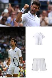 Their new collaborative collection is tennis star novak djokovic is used to snagging trophies and titles, but the serbian player just landed one of. Novak Djokovic Novak Djokovic Wimbledon Tennis Gear