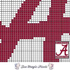 0 users rated this 4 out of 5 stars 0. Alabama Crimson Tide Logo Crochet Blanket Pattern Knitting Cross Stitch Graph Crochet Patterns Free Blanket Alabama Quilt Blanket Knitting Patterns