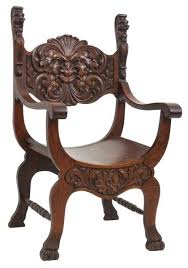 Oak Griffin Carved Armchair Carved Arm Chair Antique Chairs Carved Chairs