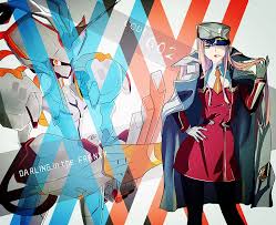 Darling in the franxx, zero two x hiro, romance, couple, profile view. Hd Wallpaper Darling In The Franxx Anime Girls Zero Two Darling In The Franxx Wallpaper Flare