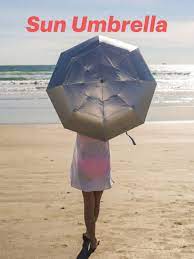 Sun Umbrella For Walking Hiking Travel Uv Umbrella Upf Protection Auto Open Close Silver Uv Umbrella Travel Umbrella Umbrella