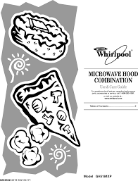 The microwave oven must be off. Gh5184 Microwave Oven User Manual Whirlpool Microwave Products Development