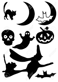 Maybe you would like to learn more about one of these? Vector Illustration Of Halloween Clip Art Images In Silhouette Royalty Free Cliparts Vectors And Stock Illustration Image 3210137