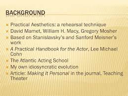 The technique is made up of 3 main components: Making It Personal Practical Aesthetics Ppt Download