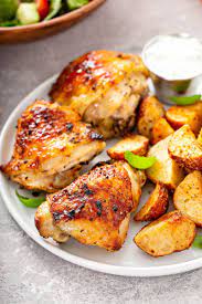 Bake boneless chicken thighs at 375 / oven roasted chicken. Easy Oven Baked Chicken Breasts Or Thighs The Novice Chef