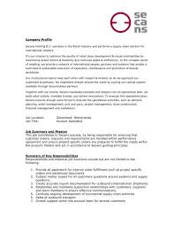 Job Description Account Specialist