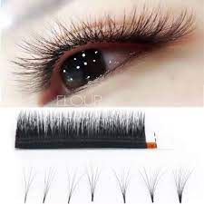 Create a fan simply by applying a small amount of pressure with your tweezers controlling the width of. 1 Second Easy Fan Eyelash Extensions Signature Rapid Volume Permanent Lashes Wholesale Supplies Ey41 Elour Lashes