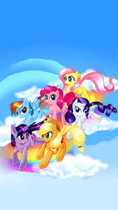My Little Pony Wallpaper Ilustrasi Karakter Kuda Poni Seni