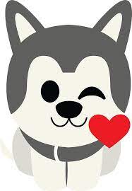 Siberian Husky Emoji Flirting And Blowing Kiss Perros Tiernos Dibujos Dibujos De Animales Tiernos Tarjetas De Perros Imagenes de unicornios y mas. pinterest
