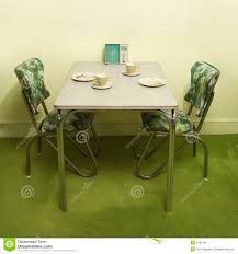 vintage kitchen dinette set. stock