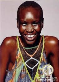 Photo of fashion model Alek Wek