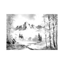 Nehir Kenari Cizilmis Tuval 2020 Nehir Resim Selaleler