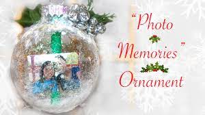 Diy Photo Memories Ornament Gift For Someone Special Photo Christmas Ornaments Memorial Ornaments Diy Christmas Ornaments