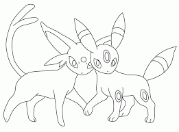 Download this adorable dog printable to delight your child. Umbreon Coloring Page Coloring Home