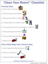 printable clean your room checklist for kids familyeducation