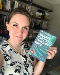 Review: Somebody's Voice by Ramsey Campbell . Synopsis: a fiction writer  projecting child abuse in his books partners with a real life victim of  child abuse to write his biography. . This