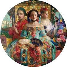 Let lavish colors and jeweled costumes draw you into this dance. Solve Russian Art By Olga Suvorova Music 3 Jigsaw Puzzle Online With 169 Pieces