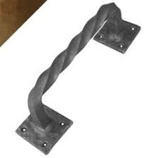 Most of our door pulls can be mounted on wood, glass, and metal doors. Agave Ironworks Pu010 02 Wrought Iron Door Pull Handle Twisted Bar Square Back Brown Rust Finish 2 W X 9 H Decorative Hardware Cabinet Door Shutter Window Hardware Kitchen Bath Accessories