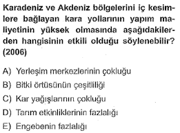 Gerçekten de kimya dersi üzerinde ciddiyetle durulması gereken bir ders. Kpss Cografya Turkiyede Ulasim Cikmis Sorular Soru Test Coz