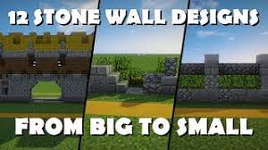 Slabs stairs and fences minecraft 101. 12 Awesome Wall Designs Minecraft Youtube